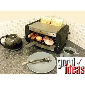 Mini Electric Toaster & Grill (920) Compact cooking ideal for flats, students and caravans.