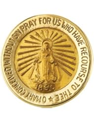 14K Yellow Gold Miraculous Lapel Pin