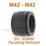 RainbowImaging 42mm M42 to M42 lens Focusing Helicoid Adapter 35mm - 90mm (S)