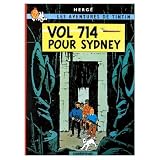 Les Aventures de Tintin / Vol 714 pour Sydney (French edition of Flight 714) / Book and DVD Package