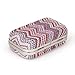 BMC Fashionable Multicolored Zigzag Design Woven Twine Statement Clutch Handbag