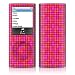 Dots Pink Design Protective Decal Skin Sticker for Apple iPod nano 4G (4th Generation) Player