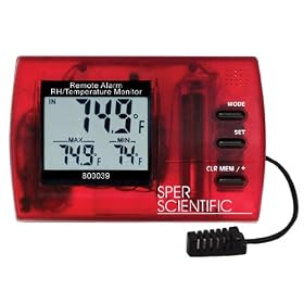 Remote Alarm RH / Temperature Monitor by Sper Scientific