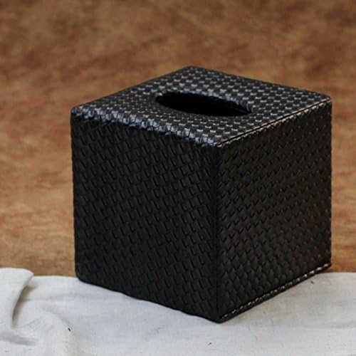 Pu Leather Tissue Box Cover Square Paper Holder Home Decor