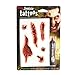 Fun World Unisex-Adult's Bloody Zombie Tattoos, Multi, Standard