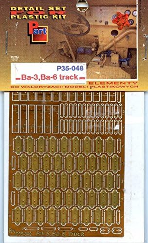 Part PE 1:35 WWII Ba-3 Ba-6 Tracks - Photoetched Detail #P35-048