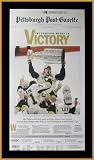 Pittsburgh Penguins - Victory - Stanley Cup 2008-09 - Wood Mounted Newspaper Print