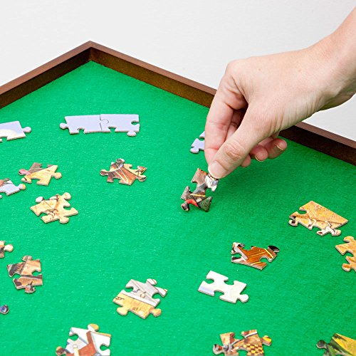 Bits and Pieces Foldaway Jigsaw Puzzle Table Set Up Puzzle Fun