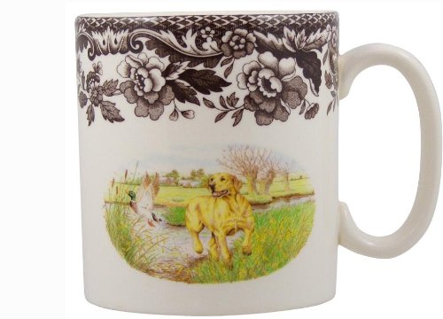 Spode Woodland Hunting Dogs Mug(s)-Yellow Labrador