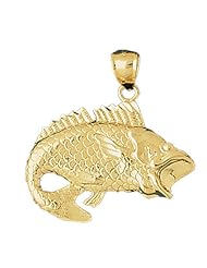 CleverEves 14K Gold Pendant Bass 6.9 - Gram(s)