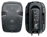 PYLE-PRO PPHP1085A 600 Watts 10-Inch Powered 2 Way Plastic Molded Speaker System