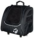 Pet Gear I-GO2 Traveler Roller Backpack, Black