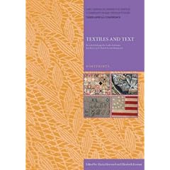 Textiles and Text (Postprints)