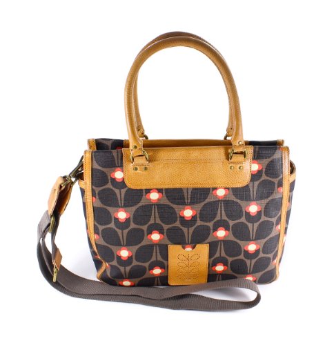 Orla Kiely Ella 12ABWFL039 Tote,Bark,One Size