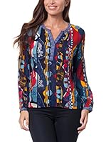 Peace & Love Blusa (Azul)