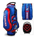 Kansas Jayhawks Golf Bag: 14 Way Medalist Cart Bag