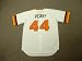 JAKE PEAVY San Diego Padres 1980's Majestic Cooperstown Throwback Home Baseball Jersey, XL