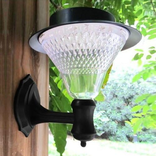 LED Solar Wall Lights Garden Courtyard Outdoor Landscape Path Lamp.
