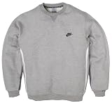 Nike Mens Crew Sweat Top Grey Marl