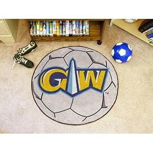 George Washington Soccer Ball Rug