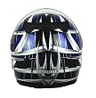 Vega V-Tune Blue Orbit Graphic X-Large Full Face Bluetooth Helmet