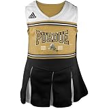 adidas Purdue Boilermakers Black Toddler Two-Piece Cheerleader Dress
