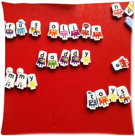 High Quality Custom Alphablocks Letters Zippered Pillow Cases 18"x 18"(Twin sides)