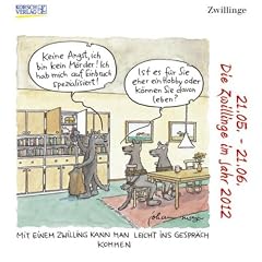 Die Zwillinge -Mini- 2012: Sternzeichen-Cartoonkalender