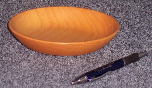 Vermont Bowl Mill Hand-Crafted Maple Dish 5 1/2" Diameter x 1" Tall