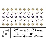 NFL - Minnesota Vikings Waterslide Nail Decals - 50pc