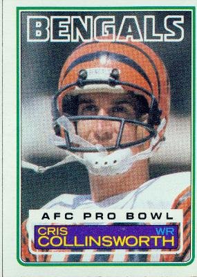 1983 Topps #235 Cris Collinsworth DP - Cincinnati Bengals (Football Cards)