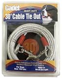 Cadets Tie-Out Cable Heavy Duty, 30 Feet, 1-Count