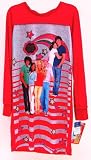 High School Musical Red and Gray Nightgown Sleepwear w/ Sleeping Mask