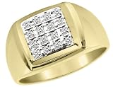 512bfvNF09L. SL160  Mens Diamond Ring in Yellow Gold