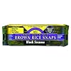 Brown Rice Snaps, Black Sesame with Organic Brown Rice, 3.5-Ounce Packs (Pack of 12)