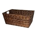 Medium Woven Basket - Dark