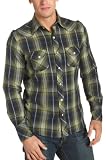 Vintage Red Young Men's Playwriter's Union Plaid Longsleeve Shirt