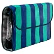 Trina Kelly Stripe 2 Piece Green and Navy Essential Travel Valet