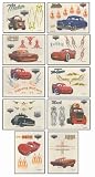 Disney Pixar Cars Tattoos - Set of 10 Tats