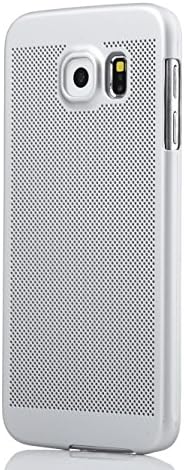 Tat2 - Samsung Galaxy S6 Case Silver - Slim Fit S6 Sophisticated Case - Soft Touch and Feel Cool Galaxy S6 Cases with Polycarbonate Protection - Resistant Non Slip Case and Firm Grip for Your Samsung Galaxy - Get It Now!! - For Samsung Galaxy S6 (Silver)