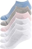 New Balance Women's 1/2 Cushion No Show 6-Pack Sock