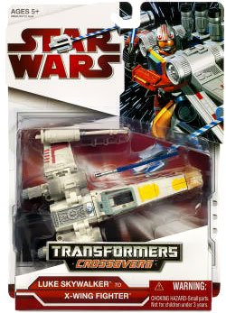 Star Wars Transformers Crossovers - Luke & X-Wing Fighter