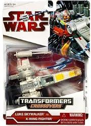 Star Wars Transformers Crossovers - Luke & X-Wing Fighter