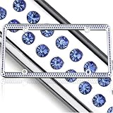 Swarovski 256 Series License Plate Frame - Blue