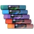 Aurorae Northern Lights Yoga / Fitness Mats with Golden Sun Focal Icon, Unique one of a kind colors, 5mm Thick, 72" Long, SGS approved, Free from Phthalates, Silicone and Latex. Bio-degradable, No odor.