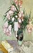 Vincent Van Gogh Oleanders and Books Decorative Switchplate Cover