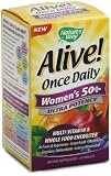 Nature's Way Alive Once Daily Women's 50+  Ultra Potency Multivitamin, 60 Tableets