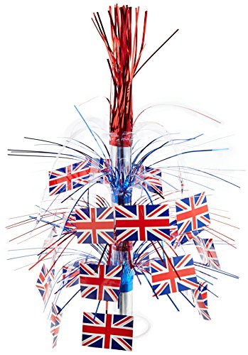 British Flag Cascade Centerpiece Party Accessory (1 count) (1/Pkg)