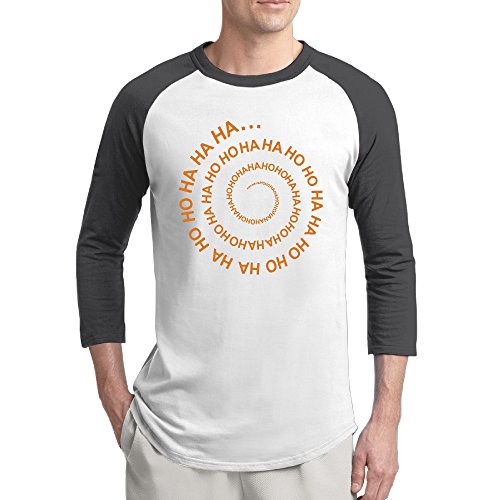 Laughter Yoga Universe Ho Ho Ha Ha Ho Ha Men Raglan Sleeves Baseball Jerseys Tees