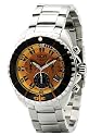 Swiss Code Red Dive Commander "Fire Orange" Stainless Steel Bracelet